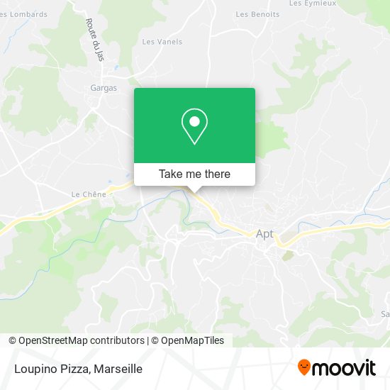 Loupino Pizza map