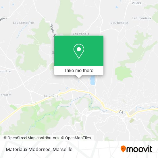 Materiaux Modernes map