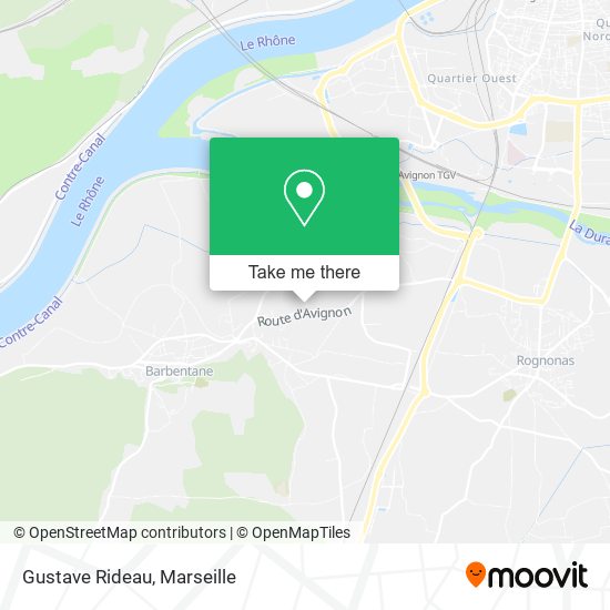 Gustave Rideau map