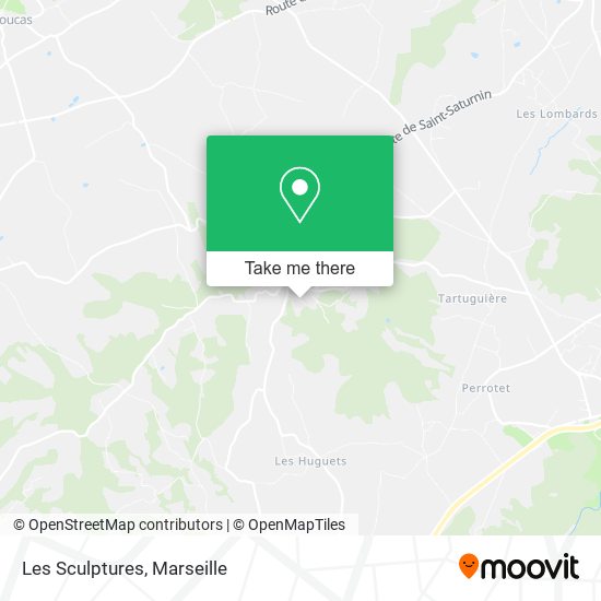 Les Sculptures map