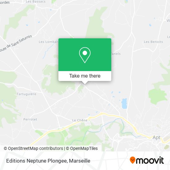 Editions Neptune Plongee map