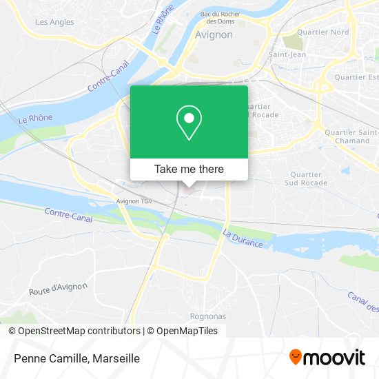 Penne Camille map