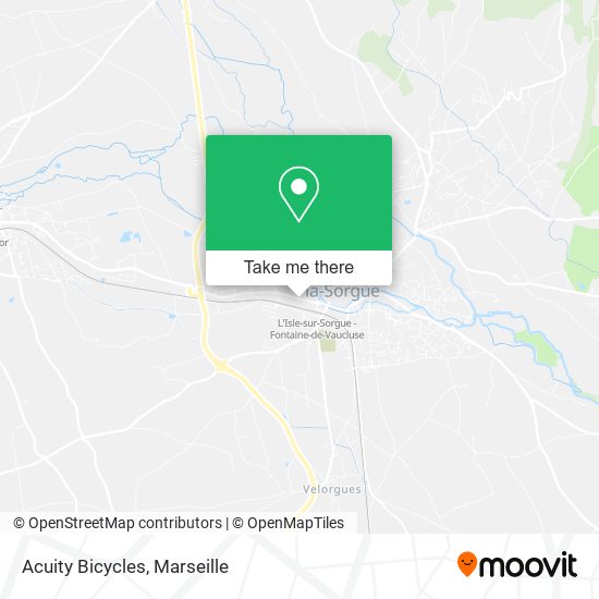 Acuity Bicycles map