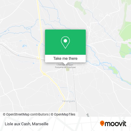 Lisle aux Cash map