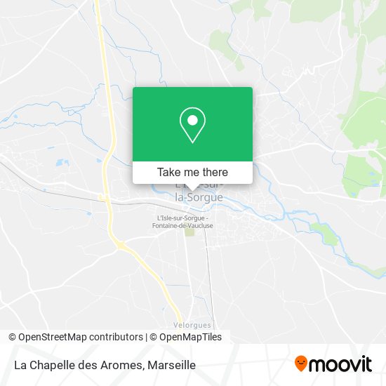 La Chapelle des Aromes map