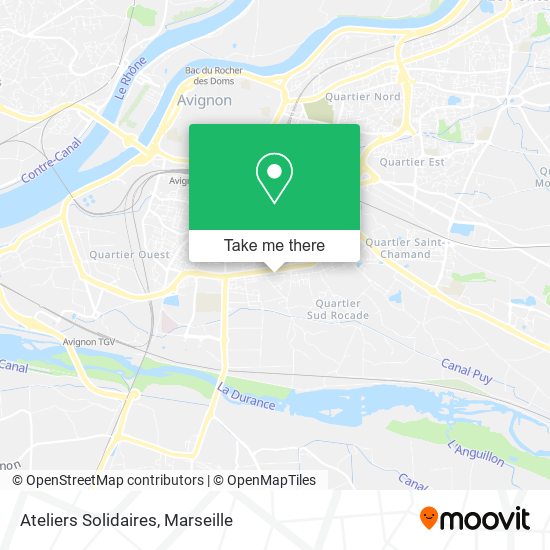 Ateliers Solidaires map