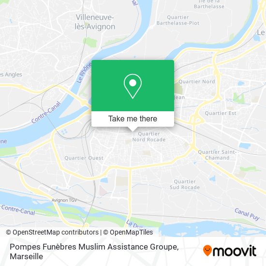 Mapa Pompes Funèbres Muslim Assistance Groupe