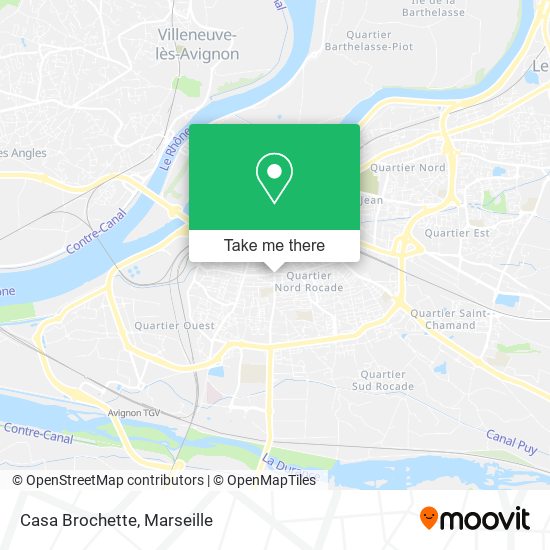 Casa Brochette map
