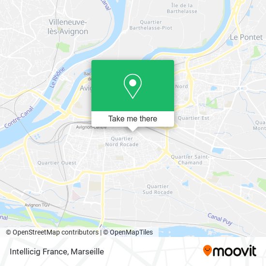Intellicig France map