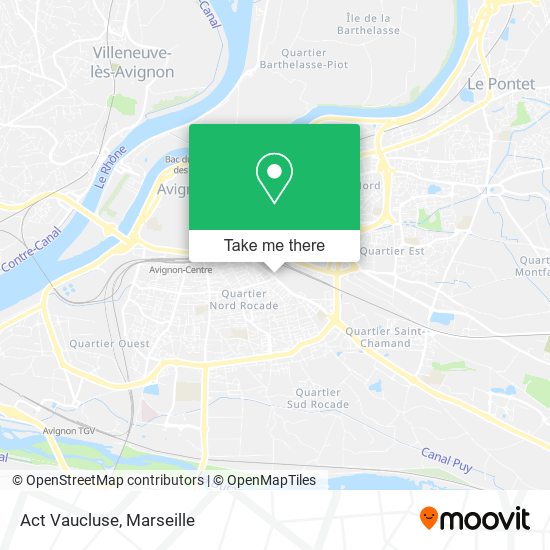 Act Vaucluse map
