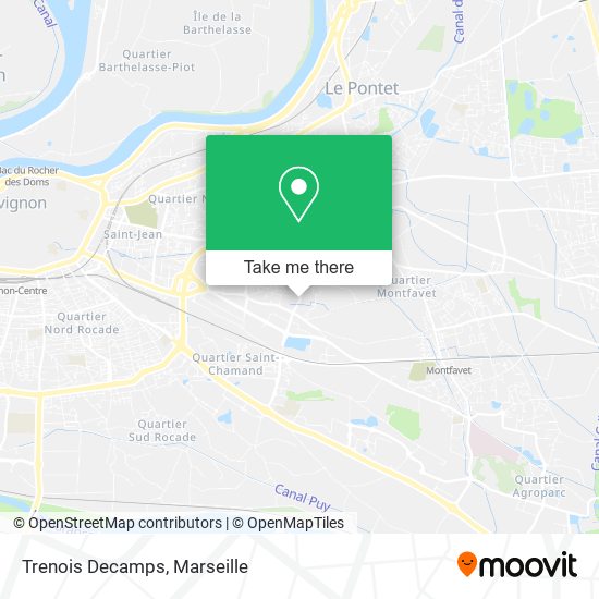 Trenois Decamps map