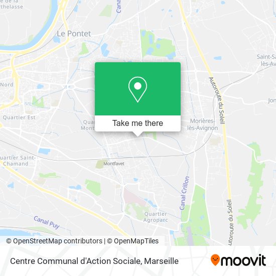 Centre Communal d'Action Sociale map