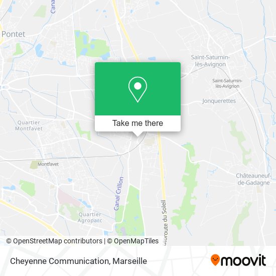 Cheyenne Communication map
