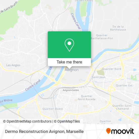 Dermo Reconstruction Avignon map
