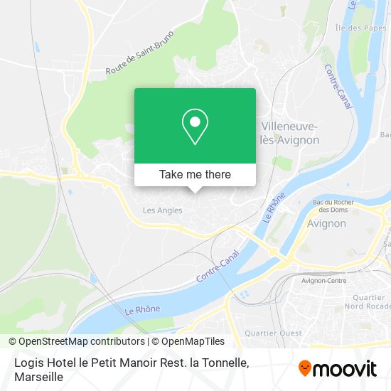 Logis Hotel le Petit Manoir Rest. la Tonnelle map