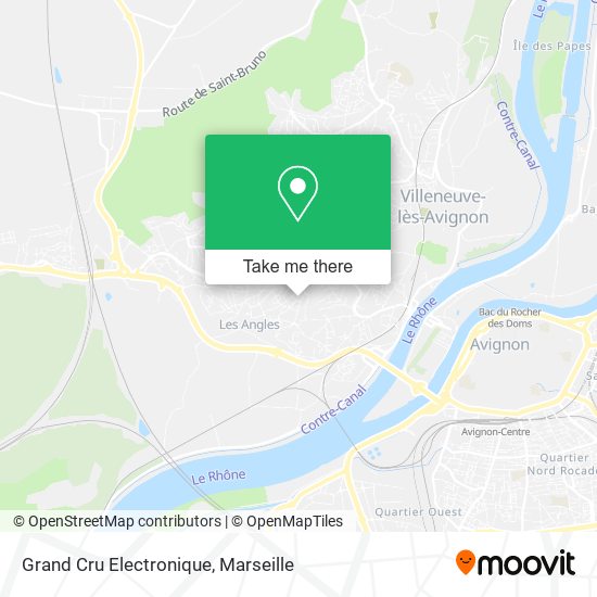 Grand Cru Electronique map
