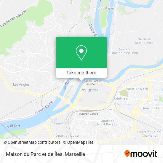 Maison du Parc et de Îles map