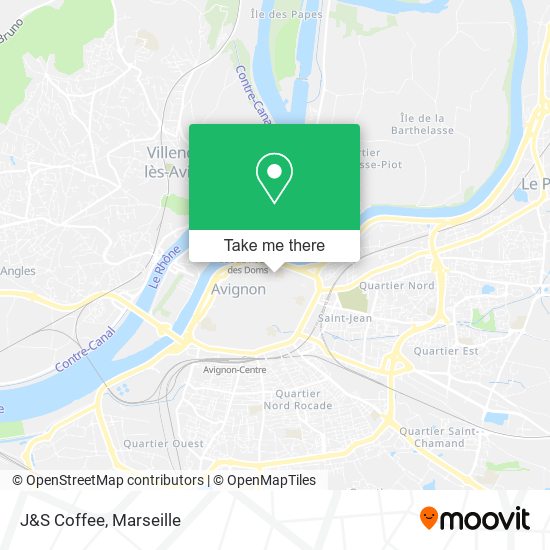 J&S Coffee map