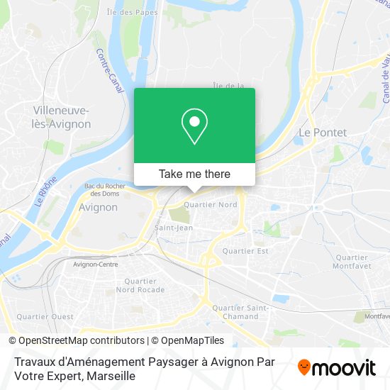 Travaux d'Aménagement Paysager à Avignon Par Votre Expert map