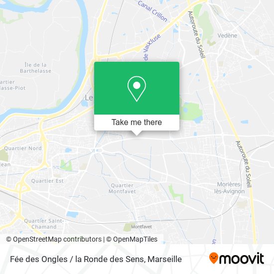 Fée des Ongles / la Ronde des Sens map