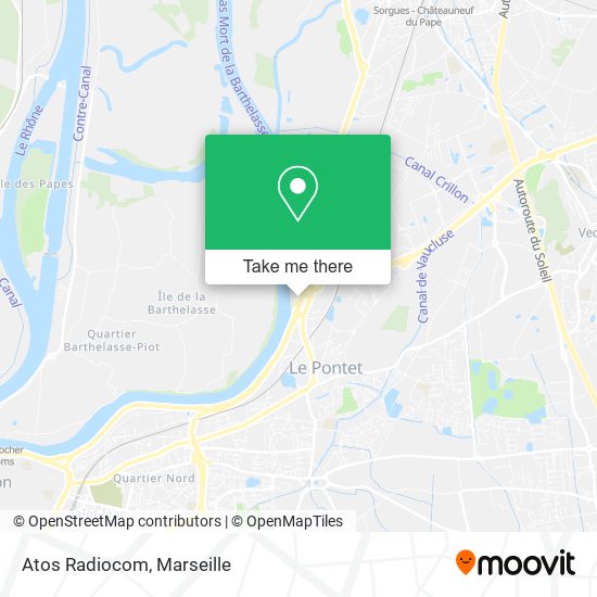 Atos Radiocom map