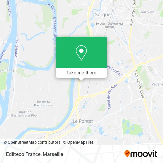 Edilteco France map
