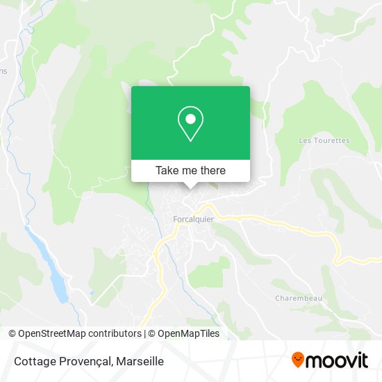 Cottage Provençal map
