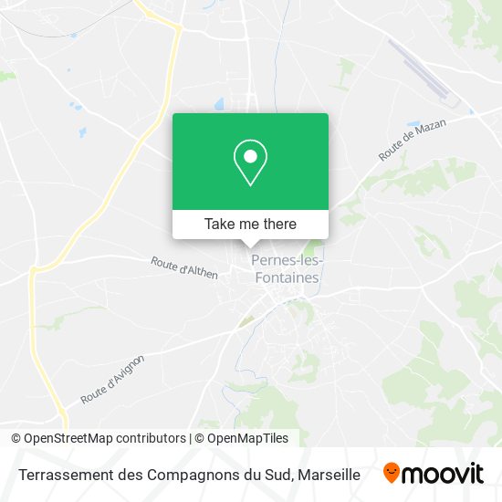 Terrassement des Compagnons du Sud map