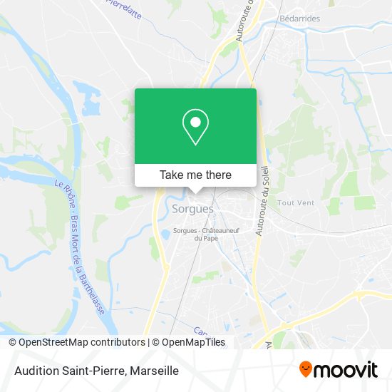 Audition Saint-Pierre map