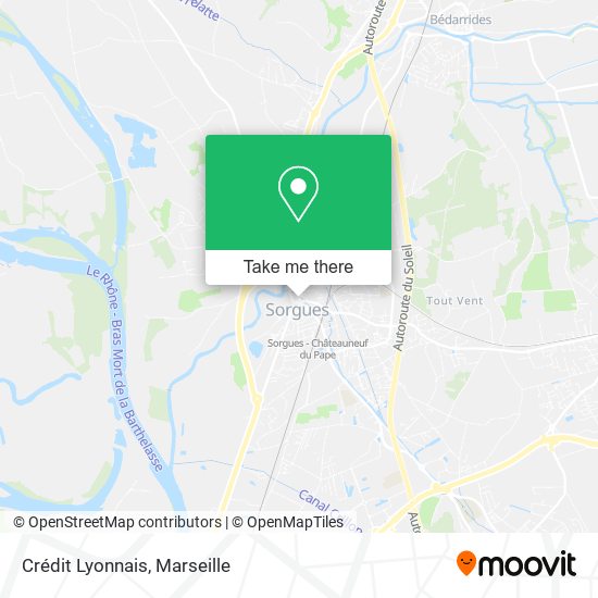 Crédit Lyonnais map
