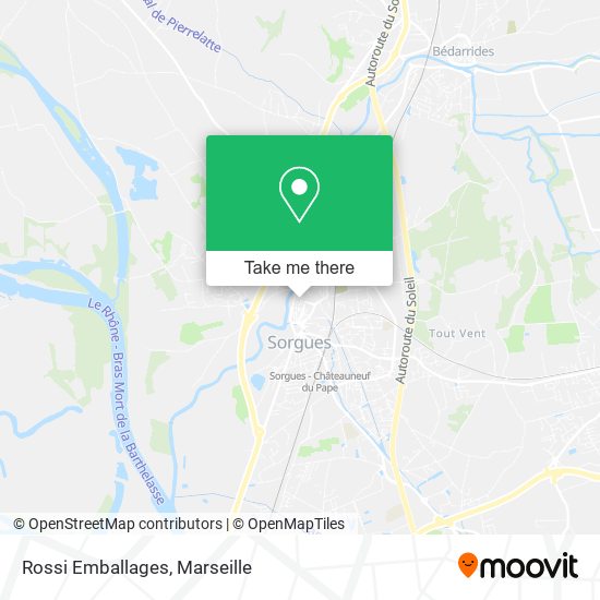 Rossi Emballages map