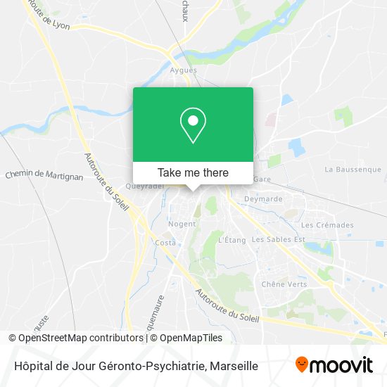 Hôpital de Jour Géronto-Psychiatrie map