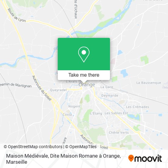 Maison Médiévale, Dite Maison Romane à Orange map