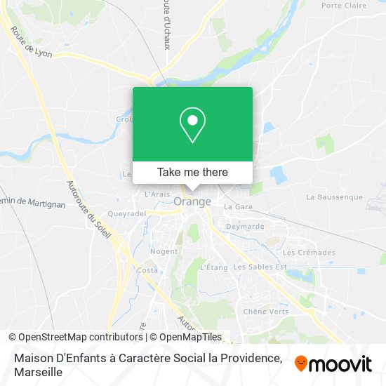 Maison D'Enfants à Caractère Social la Providence map