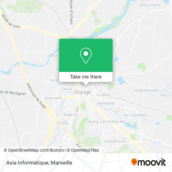 Asia Informatique map
