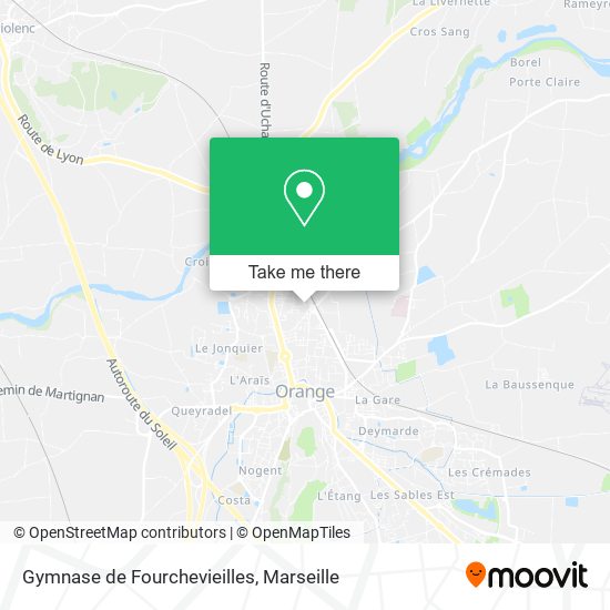 Gymnase de Fourchevieilles map