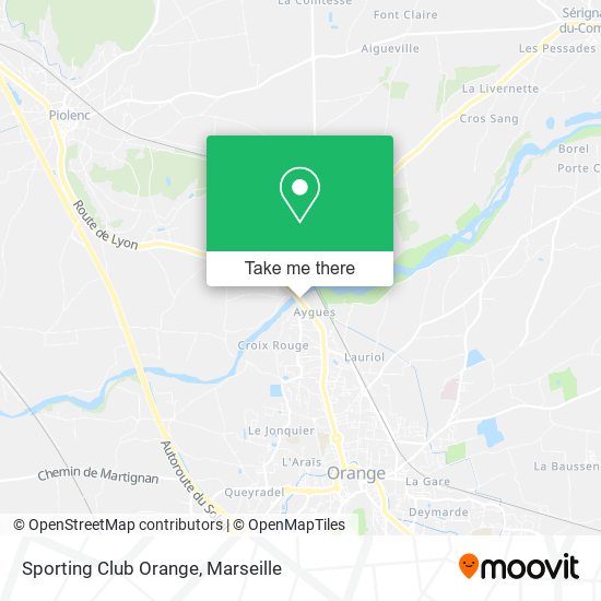 Sporting Club Orange map