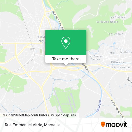 Rue Emmanuel Vitria map