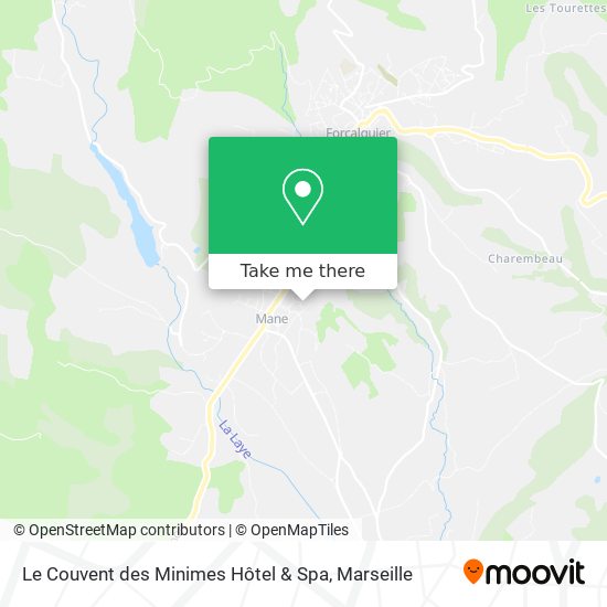 Le Couvent des Minimes Hôtel & Spa map