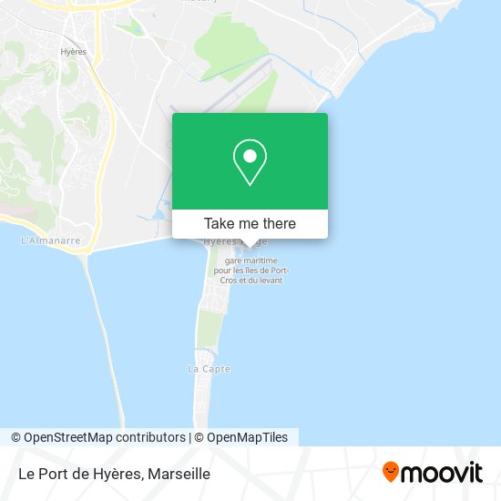 Le Port de Hyères map