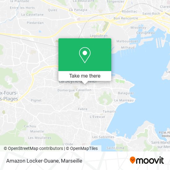 Amazon Locker-Duane map