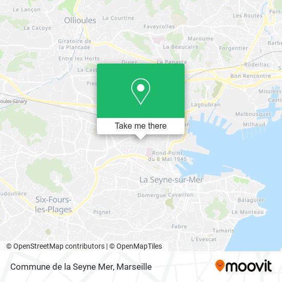 Commune de la Seyne Mer map