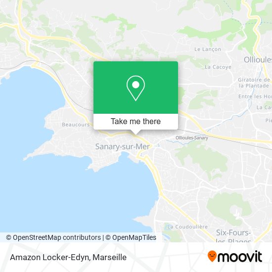 Amazon Locker-Edyn map