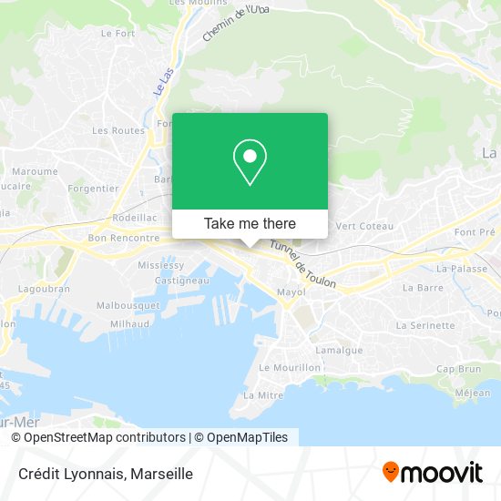 Crédit Lyonnais map