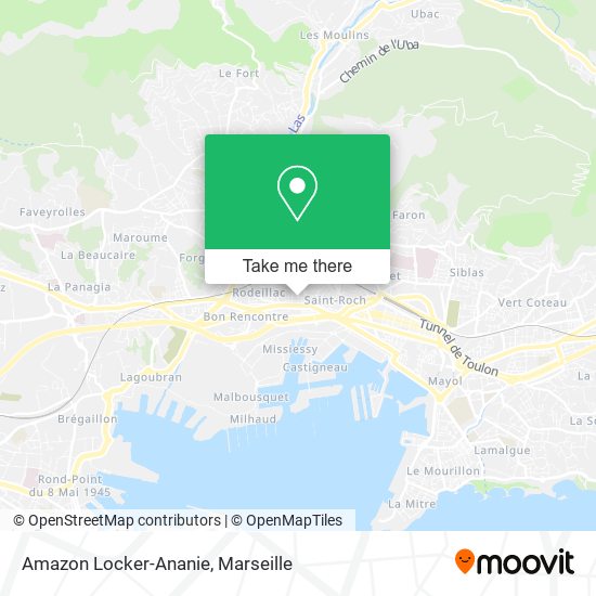 Amazon Locker-Ananie map