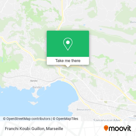 Mapa Franchi Koubi Guillon