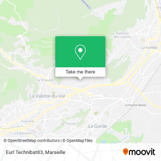Eurl Technibat83 map