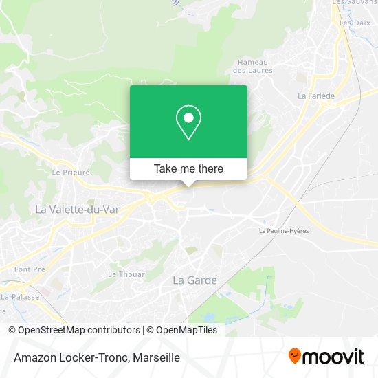 Amazon Locker-Tronc map