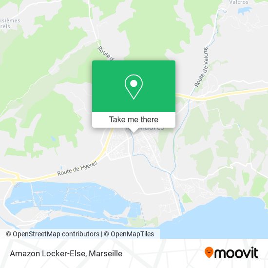 Amazon Locker-Else map