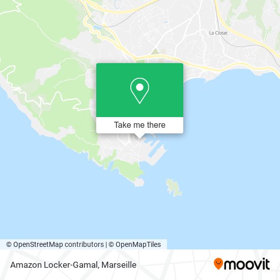 Mapa Amazon Locker-Gamal